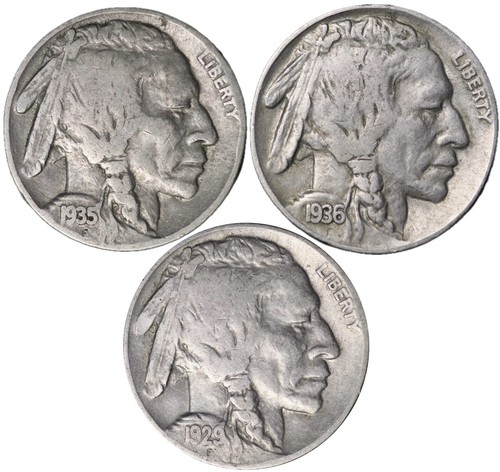 Buffalo indian head nickel lot - nickel,