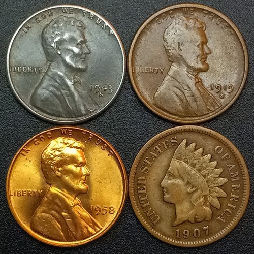 Coins indian head penny - us,